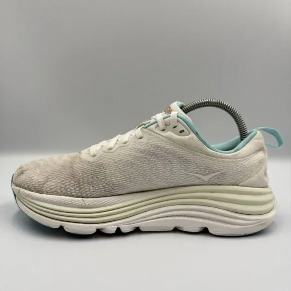 Hoka One One Gaviota 5 Women's Size 8B White Running Shoes Sneakers 1134235 FTRS - Picture 2 of 8